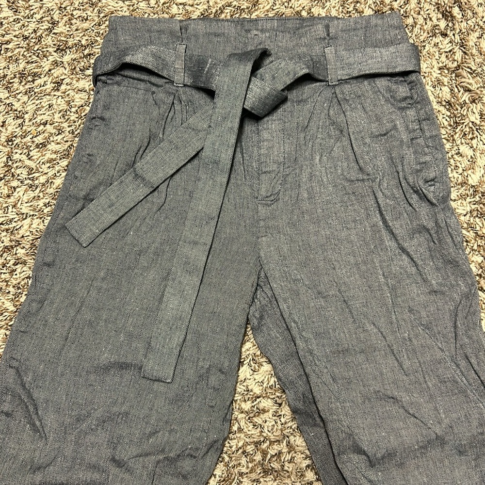Banana Republic belted high-waist pants 6